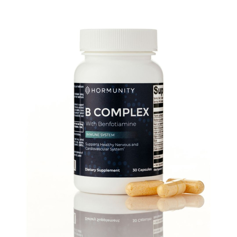 B Complex with Benfotiamine front of pack