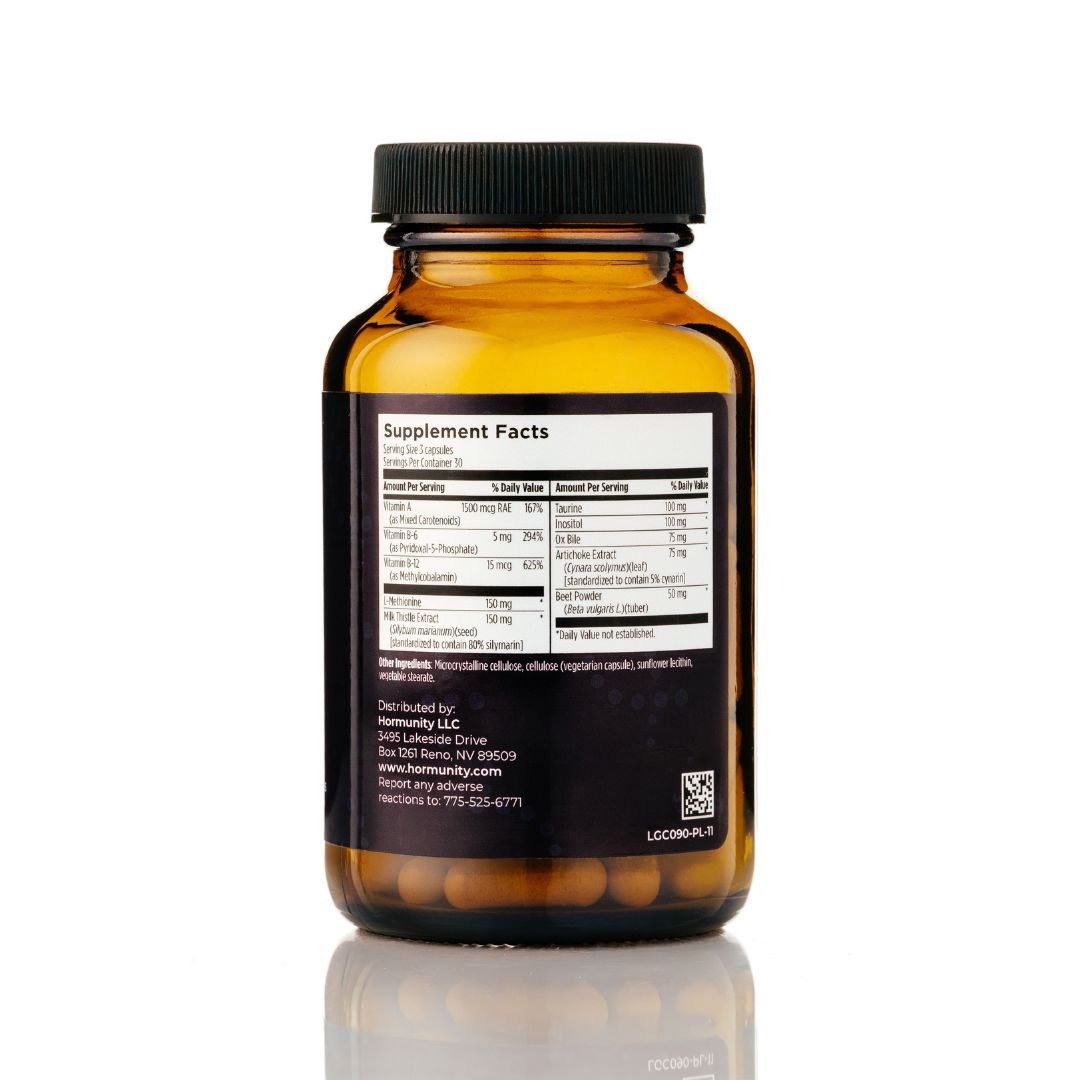 Liver & Gall Bladder Synergy Supplement Facts label