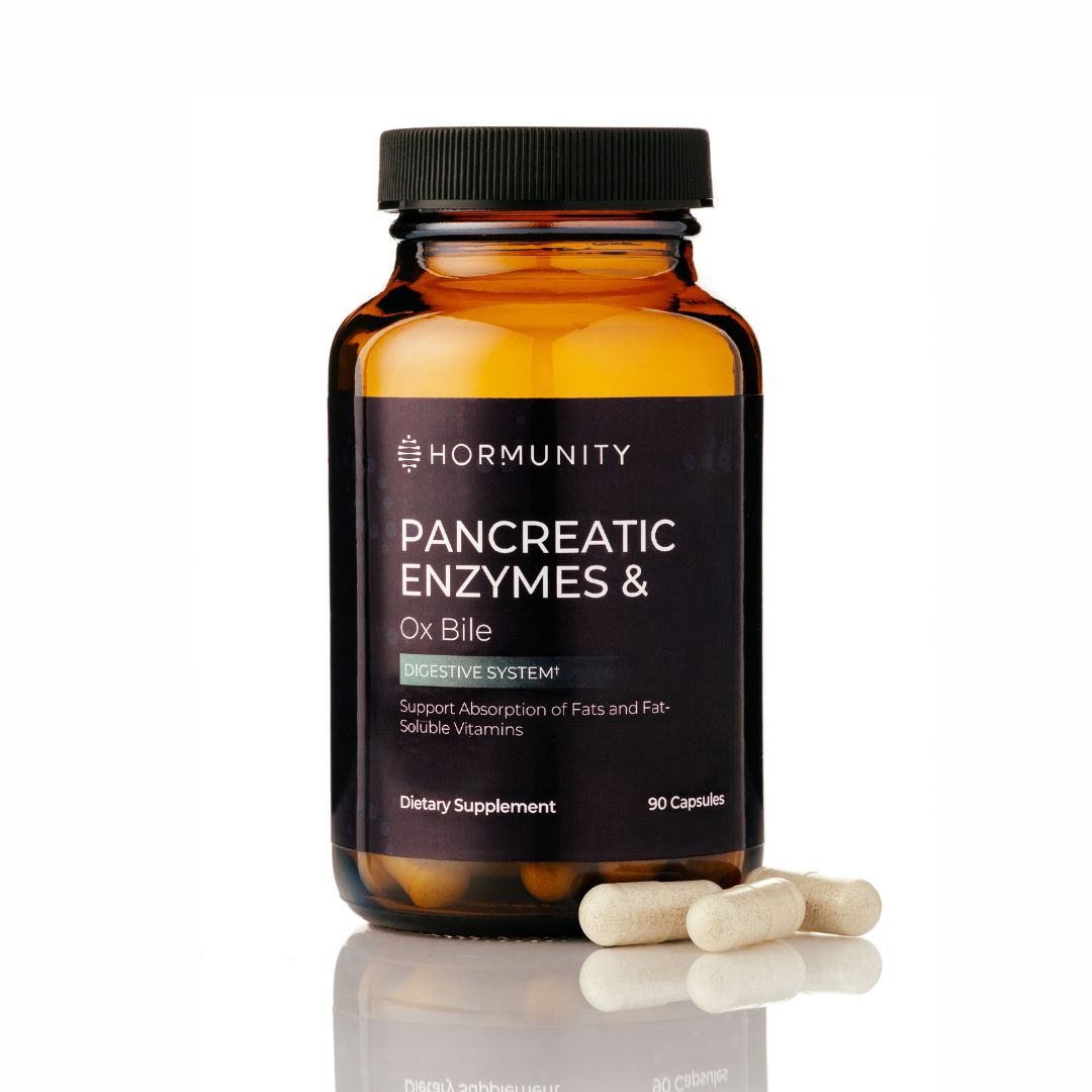 Pancreatic Enzymes & Ox Bile front of pack